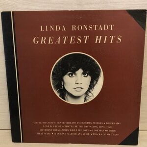 Linda Ronstadt Greatest Hits 1976 Gatefold Vinyl Record Album LP Please Read